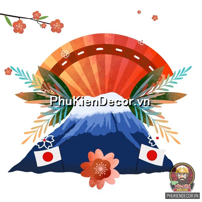 Tranh dán tường và tranh trang trí phong cách Nhật bản thịnh hành Tranh dán tường và tranh trang trí phong cách Nhật bản thịnh hành