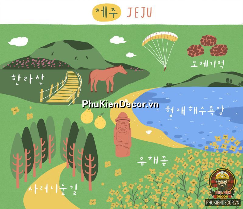 Tranh trang trí phong cảnh đất nước Hàn Quốc xưa và nay  Tranh trang trí phong cảnh đất nước Hàn Quốc xưa và nay