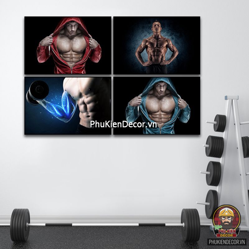 Hình ảnh tranh phòng gym trang trí thịnh hành, lôi cuốn khách hàng Hình ảnh tranh phòng gym trang trí thịnh hành, lôi cuốn khách hàng