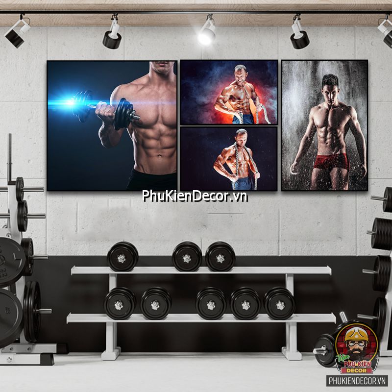 Hình ảnh tranh phòng gym trang trí thịnh hành, lôi cuốn khách hàng Hình ảnh tranh phòng gym trang trí thịnh hành, lôi cuốn khách hàng