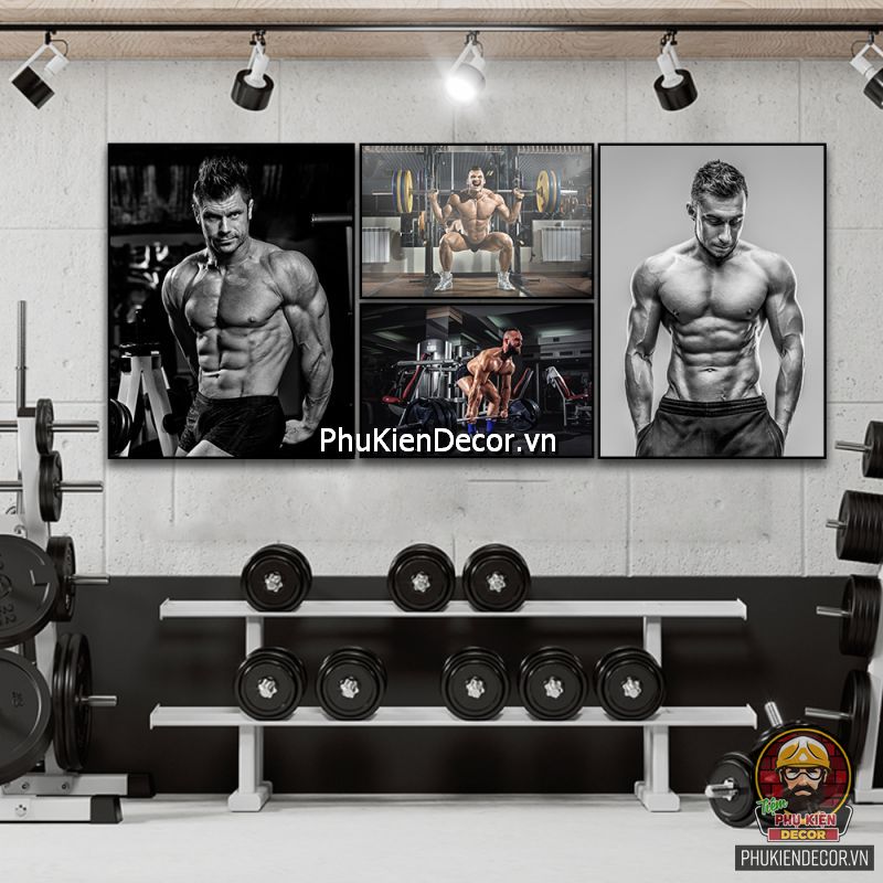 Hình ảnh tranh phòng gym trang trí thịnh hành, lôi cuốn khách hàng Hình ảnh tranh phòng gym trang trí thịnh hành, lôi cuốn khách hàng