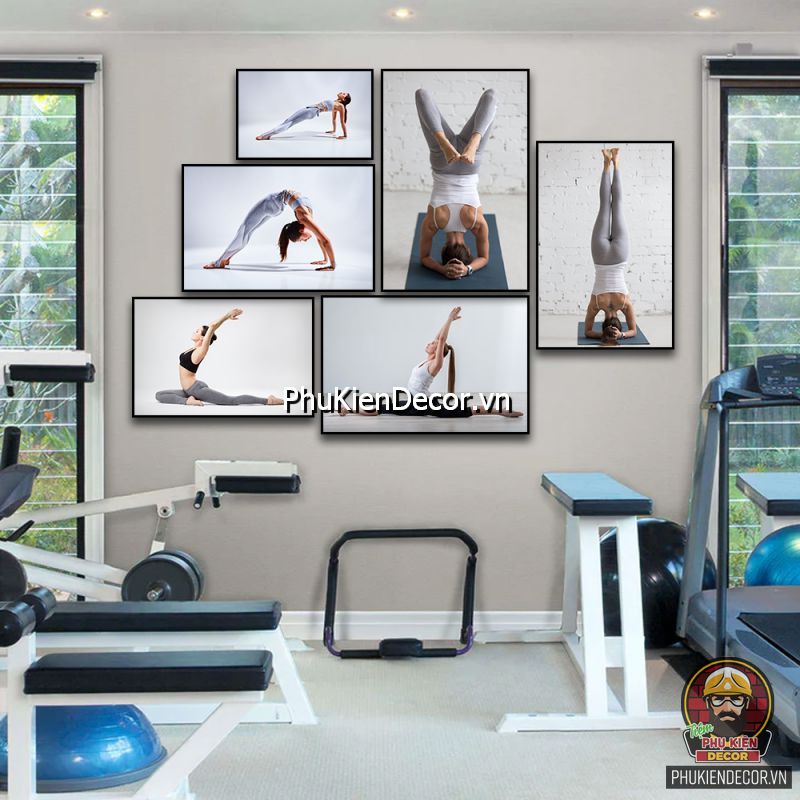 Mẫu tranh phòng tập yoga đẹp mắt truyền cảm hứng đến học viên Mẫu tranh phòng tập yoga đẹp mắt truyền cảm hứng đến học viên