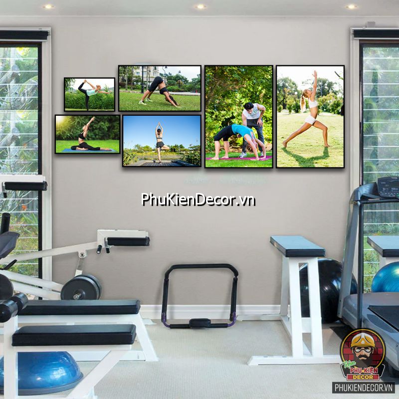 Mẫu tranh phòng tập yoga đẹp mắt truyền cảm hứng đến học viên Mẫu tranh phòng tập yoga đẹp mắt truyền cảm hứng đến học viên