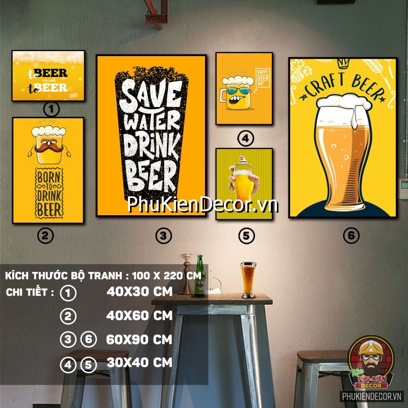 Tranh treo tường quán Bar tạo điểm nhấn cho quán Tranh treo tường quán Bar tạo điểm nhấn cho quán