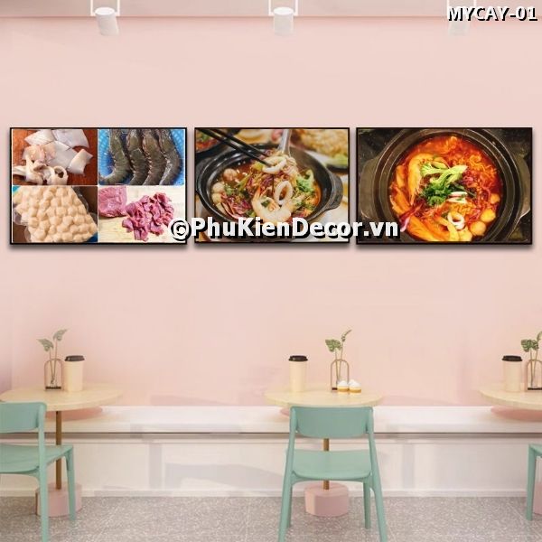 Tranh quán mý cay đa dạng, phong phú với màu sắc hấp dẫn, hình ảnh chân thực, lôi cuốn thực khách  Tranh quán mý cay đa dạng, phong phú với màu sắc hấp dẫn, hình ảnh chân thực, lôi cuốn thực khách