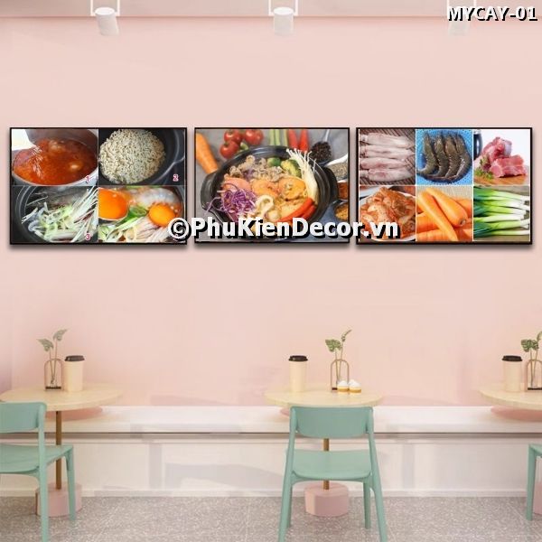 Tranh quán mý cay đa dạng, phong phú với màu sắc hấp dẫn, hình ảnh chân thực, lôi cuốn thực khách  Tranh quán mý cay đa dạng, phong phú với màu sắc hấp dẫn, hình ảnh chân thực, lôi cuốn thực khách