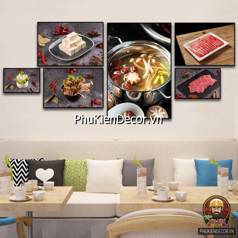 Hình ảnh tranh quán mỳ cay treo tường phong phú, thịnh hành Hình ảnh tranh quán mỳ cay treo tường phong phú, thịnh hành