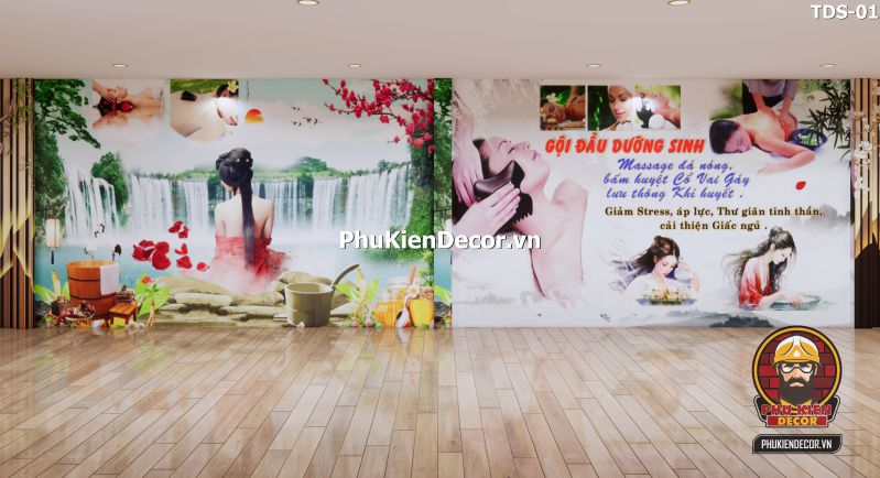 các mẫu tranh dán tường decor không gian spa các mẫu tranh dán tường decor không gian spa