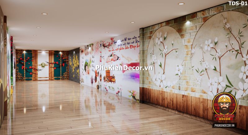 Tranh massage xoa bóp cho tiệm spa Tranh massage xoa bóp cho tiệm spa