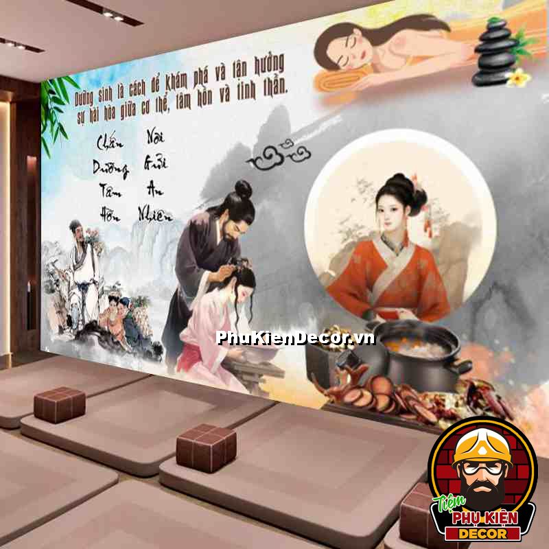 Tranh Spa dưỡng sinh Trung Hoa và gội đầu dưỡng sinh thinh hành, phổ biến hiện nay Tranh Spa dưỡng sinh Trung Hoa và gội đầu dưỡng sinh thinh hành, phổ biến hiện nay