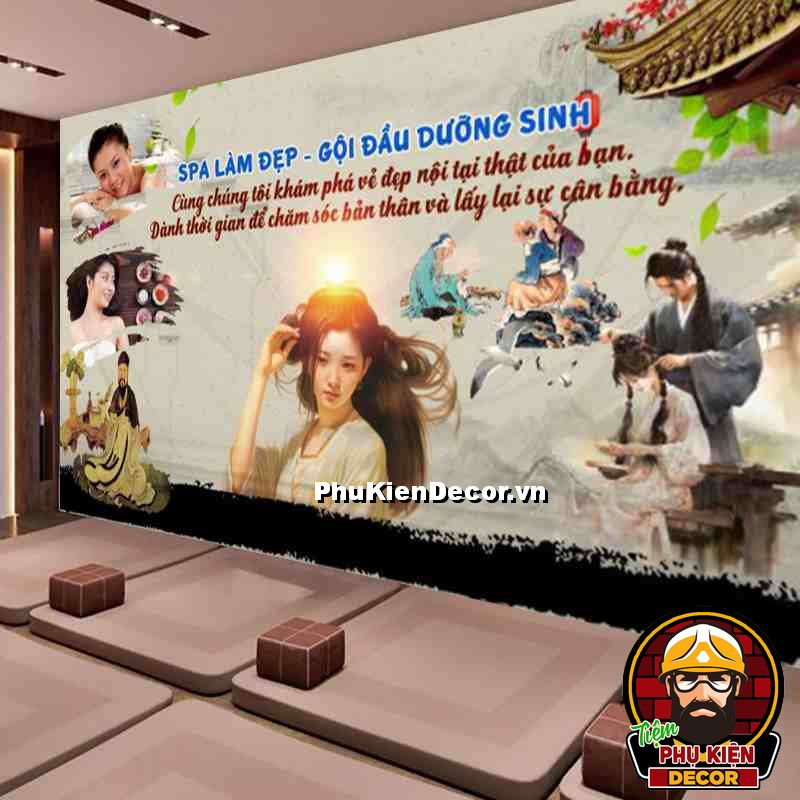 Tranh Spa dưỡng sinh Trung Hoa và gội đầu dưỡng sinh thinh hành, phổ biến hiện nay Tranh Spa dưỡng sinh Trung Hoa và gội đầu dưỡng sinh thinh hành, phổ biến hiện nay