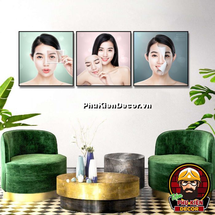 Tranh trang trí thẩm mỹ viện đẹp, tinh tế giúp tặng sự thu hút với khách hàng Tranh trang trí thẩm mỹ viện đẹp, tinh tế giúp tặng sự thu hút với khách hàng