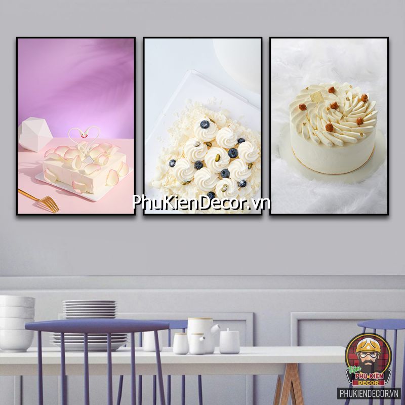 Sử dụng tranh tiệm bánh kem treo tường đẹp trang trí độc đáo Sử dụng tranh tiệm bánh kem treo tường đẹp trang trí độc đáo