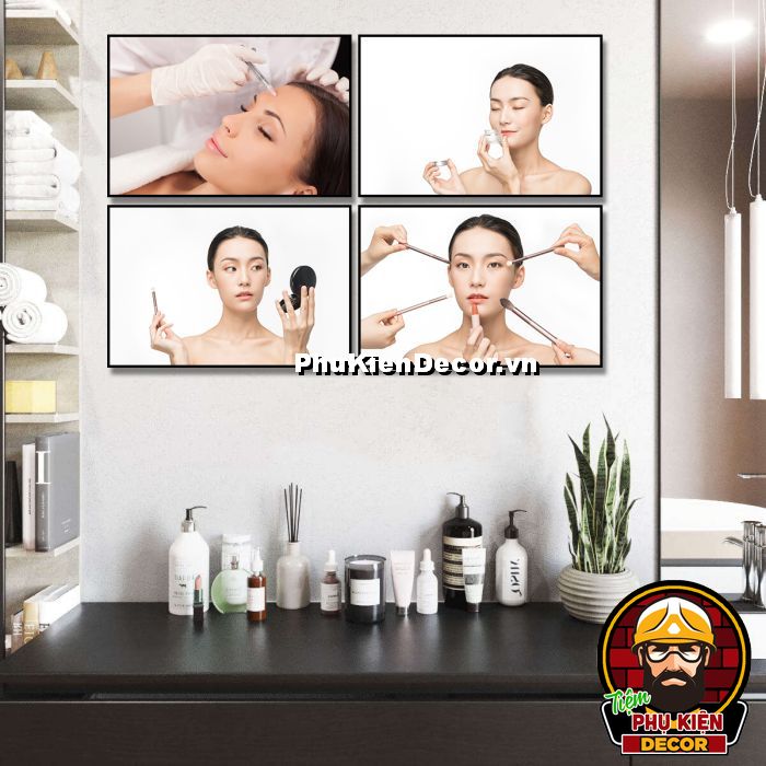 Tranh trang điểm phù hợp tổng thể không gian, màu sắc tạo điểm nhấn nổi bật và thoải mái Tranh trang điểm phù hợp tổng thể không gian, màu sắc tạo điểm nhấn nổi bật và thoải mái