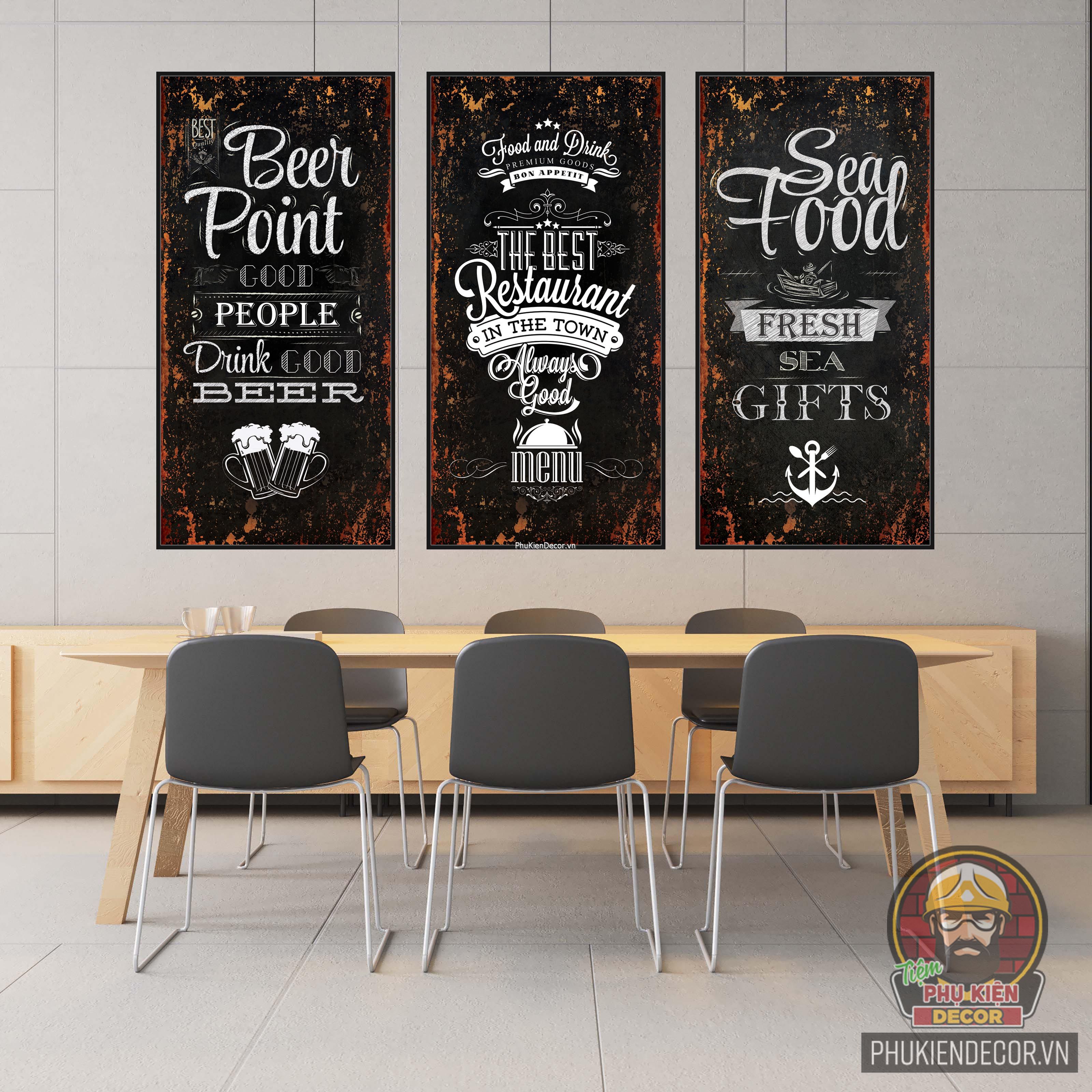 Tranh canvas 40x120cm trang trí Quán ăn, Nhà hàng phong cách Vintage trắng đen Tranh canvas 40x120cm trang trí Quán ăn, Nhà hàng phong cách Vintage trắng đen