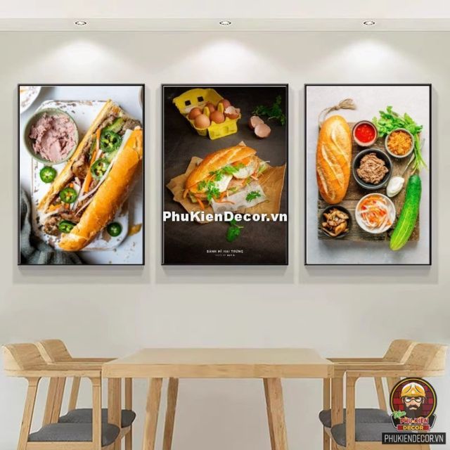 Tranh trang trí tiệm bánh mì tô điểm không gian bánh mì thêm phần nổi bật, thu hút Tranh trang trí tiệm bánh mì tô điểm không gian bánh mì thêm phần nổi bật, thu hút