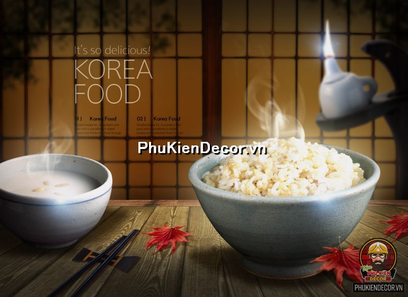 Tranh trang trí chủ đề ẩm thực, món ăn, đặc sản Hàn Quốc  Tranh trang trí chủ đề ẩm thực, món ăn, đặc sản Hàn Quốc