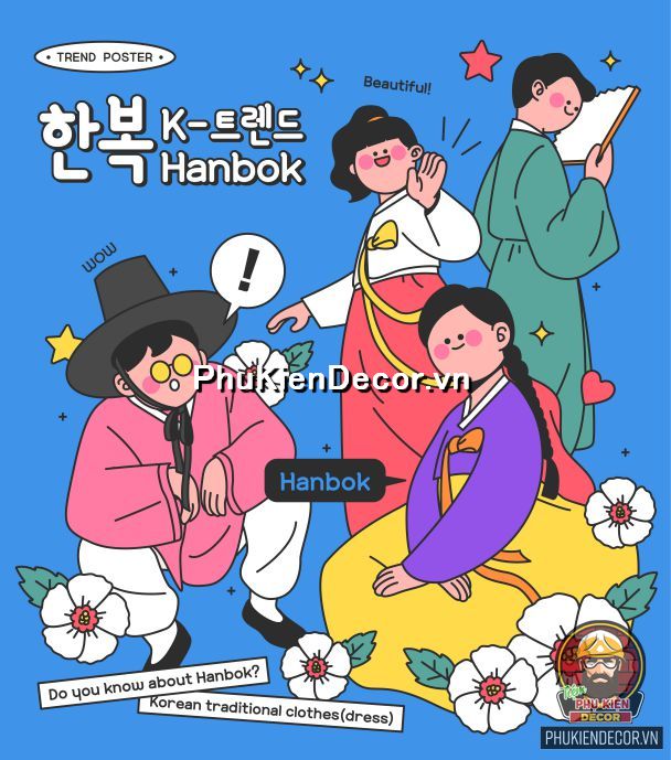 Tranh trang trí chủ đề về ăn hóa, con người đất nước Hàn Quốc xưa và nay  Tranh trang trí chủ đề về ăn hóa, con người đất nước Hàn Quốc xưa và nay