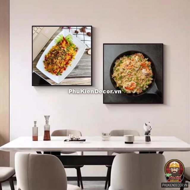 Tranh cơm chiên dương châu - món ăn gần gũi với người dân Việt Nam Tranh cơm chiên dương châu - món ăn gần gũi với người dân Việt Nam