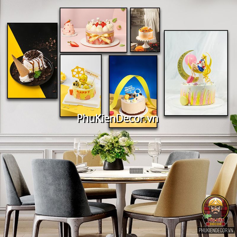 Tranh trang trí cửa hàng bánh kem đẹp được ưa chuộng hiện nay Tranh trang trí cửa hàng bánh kem đẹp được ưa chuộng hiện nay