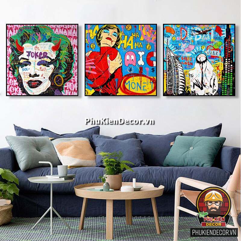 Tranh trang trí Graffiti độc đáo, nghệ thuật Tranh trang trí Graffiti độc đáo, nghệ thuật