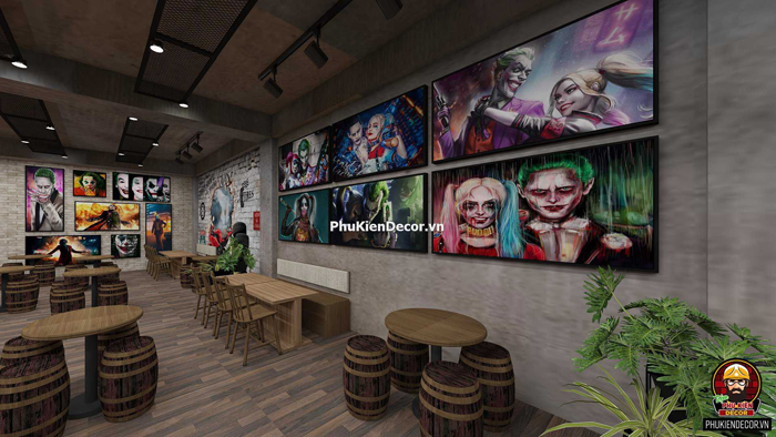 Tranh trang trí Harley Quiin Tranh trang trí Harley Quiin