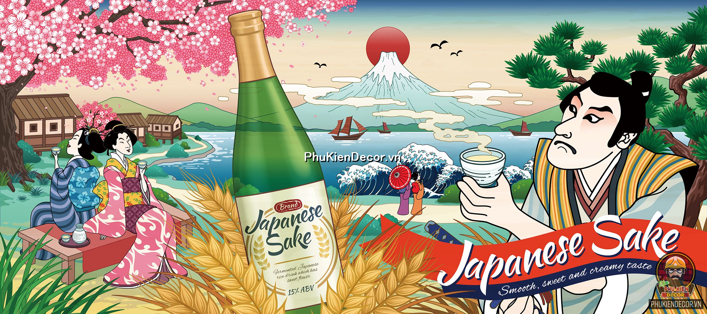 Tranh trang trí nhà hàng phong cách Nhật Bản được ưa chuộng nhất hiện nay Tranh trang trí nhà hàng phong cách Nhật Bản được ưa chuộng nhất hiện nay