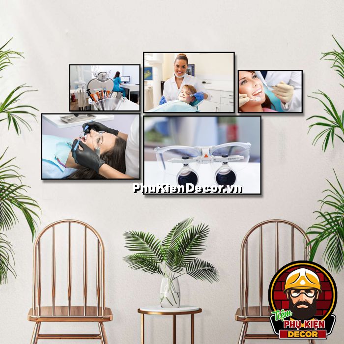 Tranh trang trí nha khoa được đặt ở vị trí phù hợp sẽ dễ nổi bật và thu hút tầm nhìn  Tranh trang trí nha khoa được đặt ở vị trí phù hợp sẽ dễ nổi bật và thu hút tầm nhìn