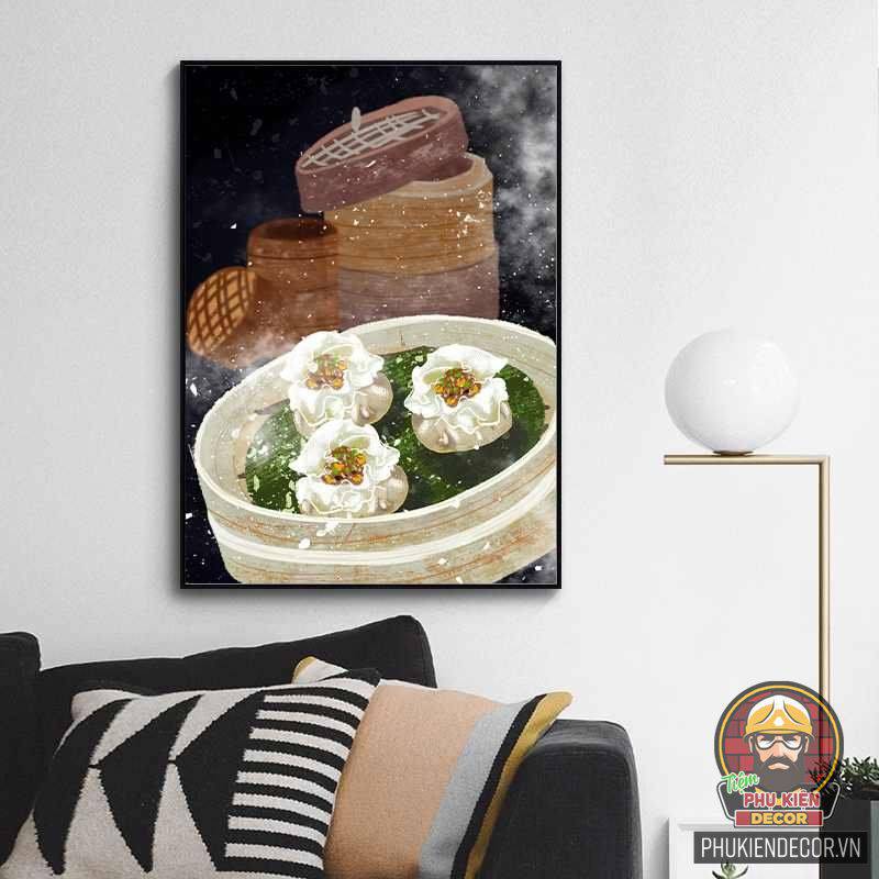 Tranh trang trí quán ăn vặt đẹp mắt Tranh trang trí quán ăn vặt đẹp mắt