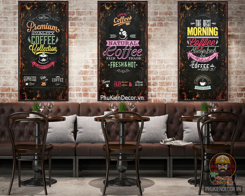 Tranh trang trí Quán Cafe Beer Vintage Retro treo tường Tranh trang trí Quán Cafe Beer Vintage Retro treo tường