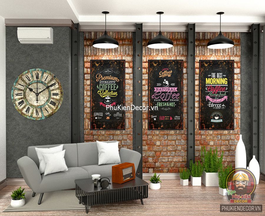 Tranh trang trí Quán Cafe Beer Vintage Retro treo tường Tranh trang trí Quán Cafe Beer Vintage Retro treo tường