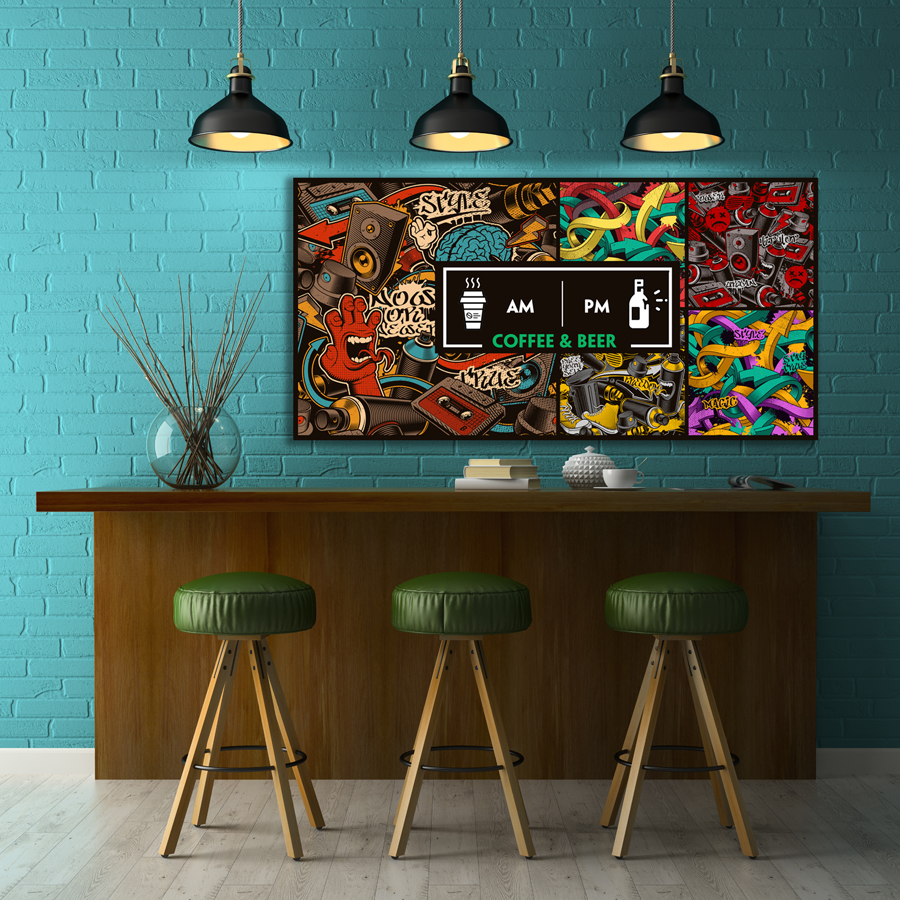 Tranh treo tường trang trí quán cafe, beer hấp hẫn  Tranh treo tường trang trí quán cafe, beer hấp hẫn
