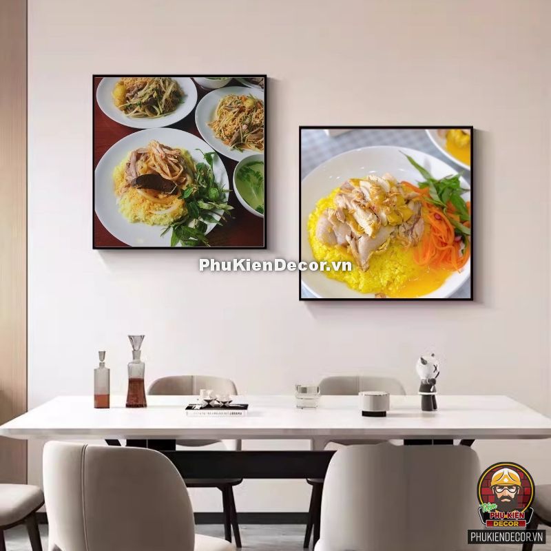 Mẫu tranh treo tường cơm gà luộc làm điểm nhấn cho không gian của bạn Mẫu tranh treo tường cơm gà luộc làm điểm nhấn cho không gian của bạn