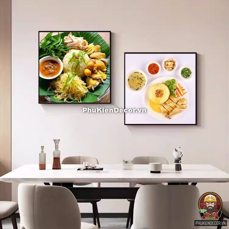 Mẫu tranh treo tường cơm gà luộc làm điểm nhấn cho không gian của bạn Mẫu tranh treo tường cơm gà luộc làm điểm nhấn cho không gian của bạn