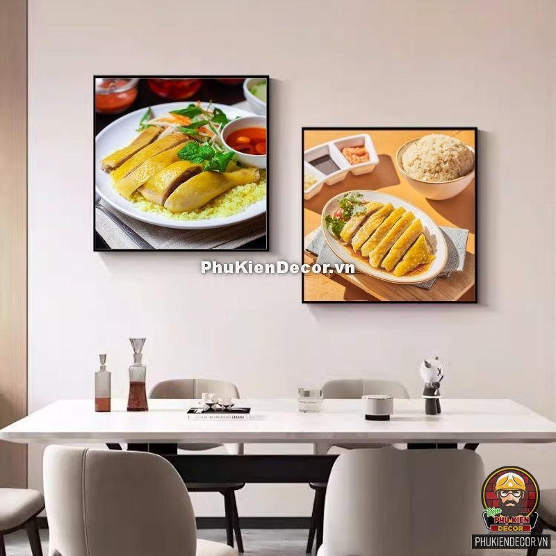 Mẫu tranh treo tường cơm gà luộc làm điểm nhấn cho không gian của bạn Mẫu tranh treo tường cơm gà luộc làm điểm nhấn cho không gian của bạn