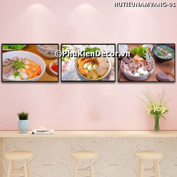 Tranh trang trí quán hủ tiếu nam vang thu hút, lôi cuốn thực khách Tranh trang trí quán hủ tiếu nam vang thu hút, lôi cuốn thực khách