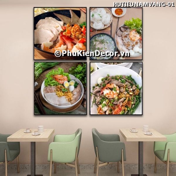 Tranh trang trí quán hủ tiếu nam vang thu hút, lôi cuốn thực khách Tranh trang trí quán hủ tiếu nam vang thu hút, lôi cuốn thực khách