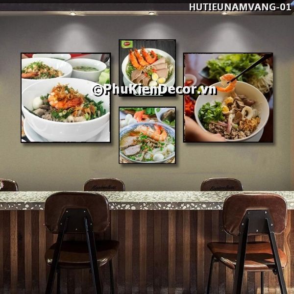 Tranh trang trí quán hủ tiếu nam vang thu hút, lôi cuốn thực khách Tranh trang trí quán hủ tiếu nam vang thu hút, lôi cuốn thực khách