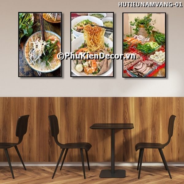 Tranh trang trí quán hủ tiếu nam vang thu hút, lôi cuốn thực khách Tranh trang trí quán hủ tiếu nam vang thu hút, lôi cuốn thực khách