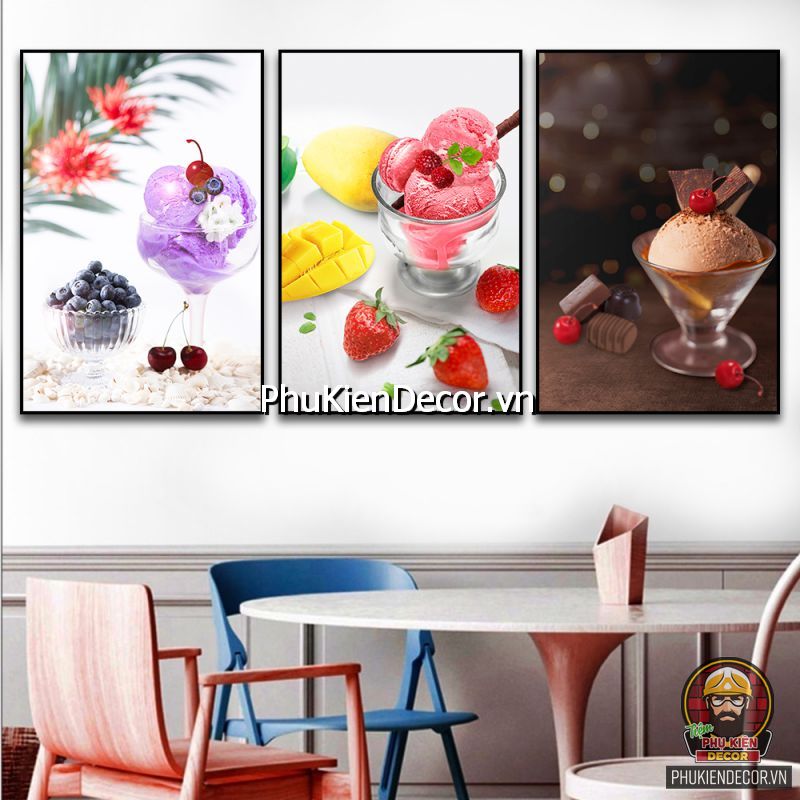Tranh trang trí quán kem dễ thương, vui nhộn hot trend nhất hiện nay Tranh trang trí quán kem dễ thương, vui nhộn hot trend nhất hiện nay