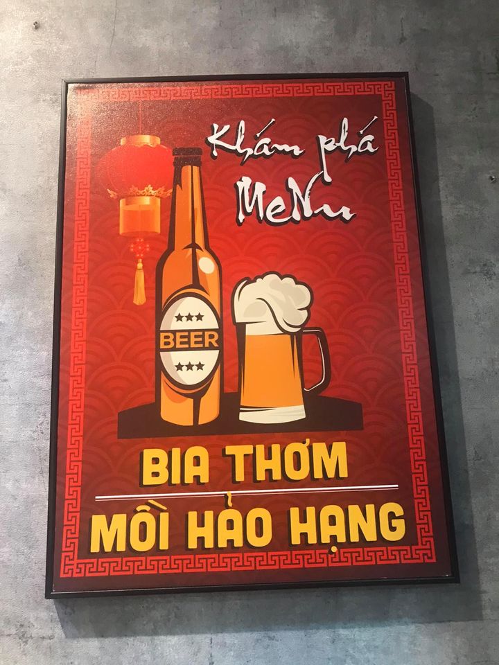Tranh quán Cafe, Beer phong cách Hong Kong