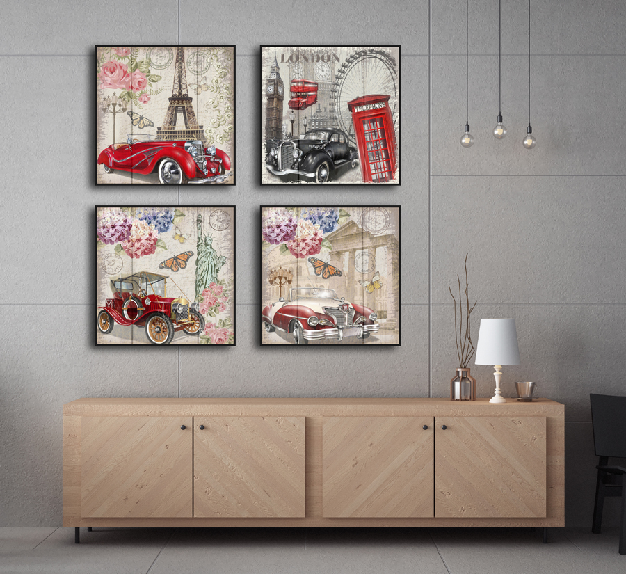 Tranh treo tường trang trí quán cafe, bia phong cách cổ điển  Tranh treo tường trang trí quán cafe, bia phong cách cổ điển