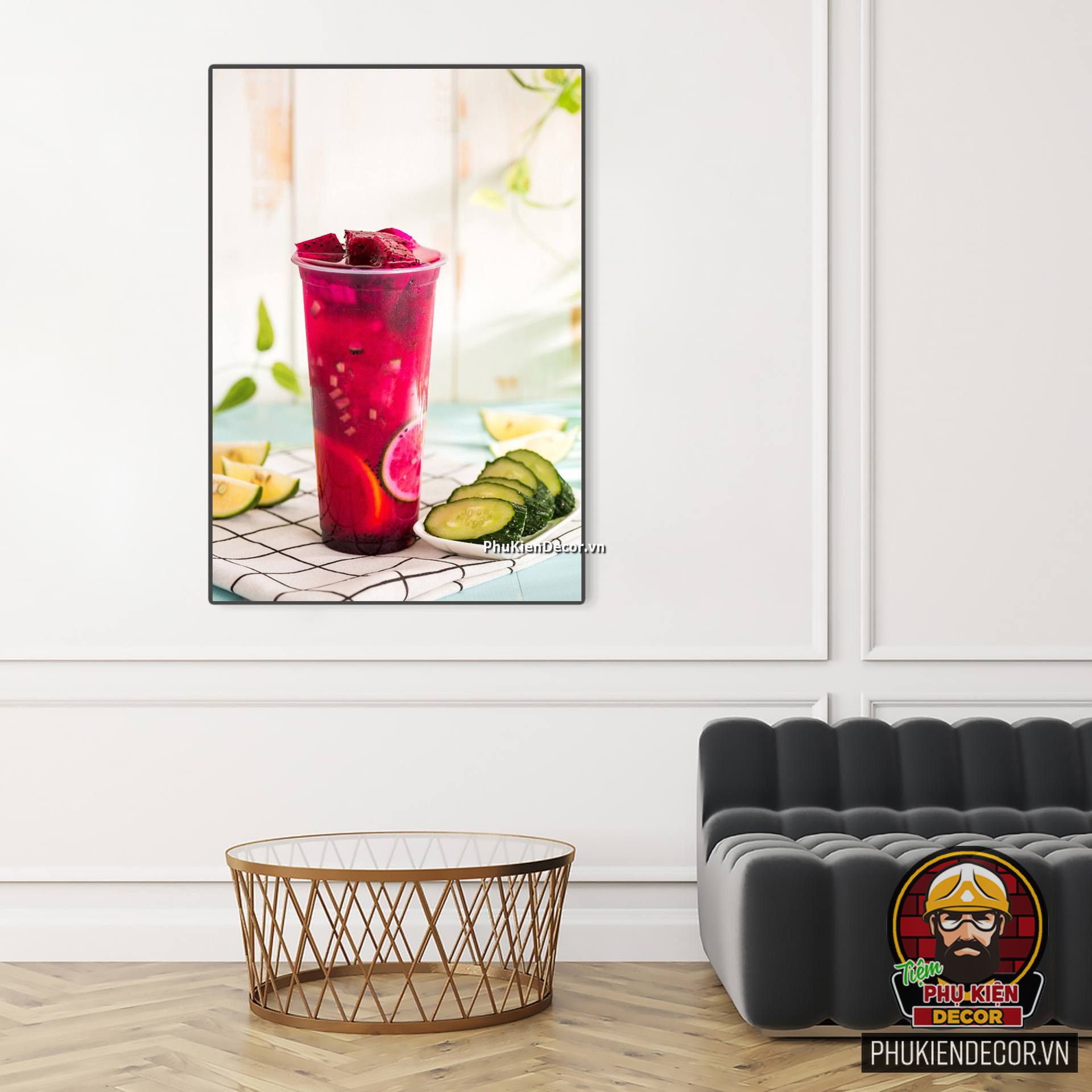 Tranh trang trí Quán Sinh Tố - Nước Ép Tranh trang trí Quán Sinh Tố - Nước Ép