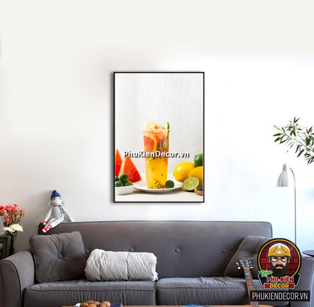 Tranh trang trí Quán Sinh Tố - Nước Ép Tranh trang trí Quán Sinh Tố - Nước Ép