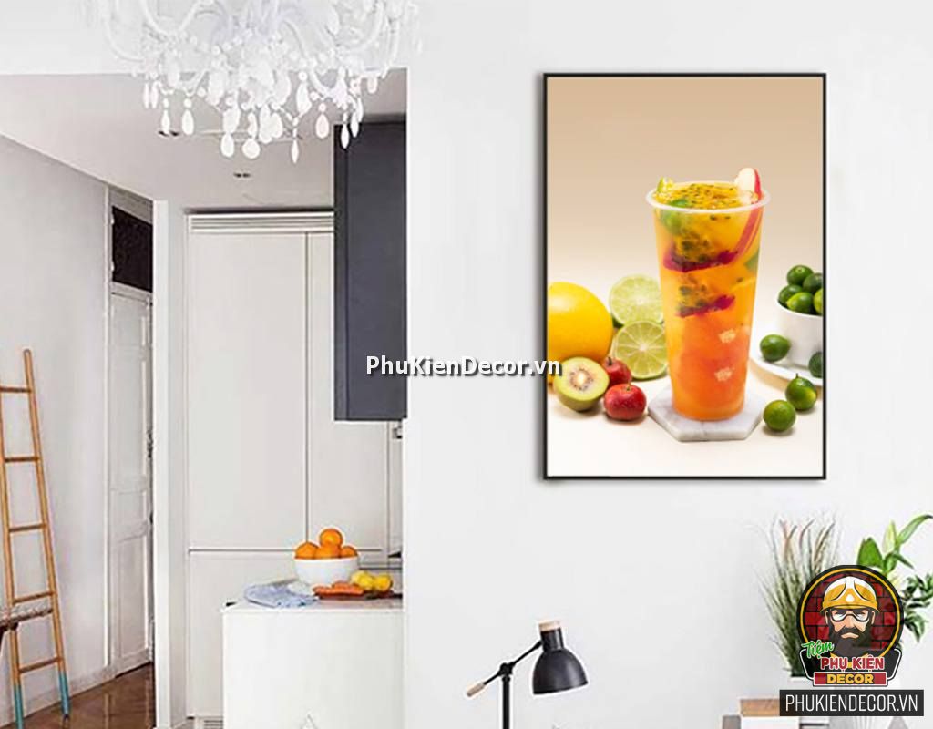 Tranh trang trí Quán Sinh Tố - Nước Ép - Giải Khát Tranh trang trí Quán Sinh Tố - Nước Ép
