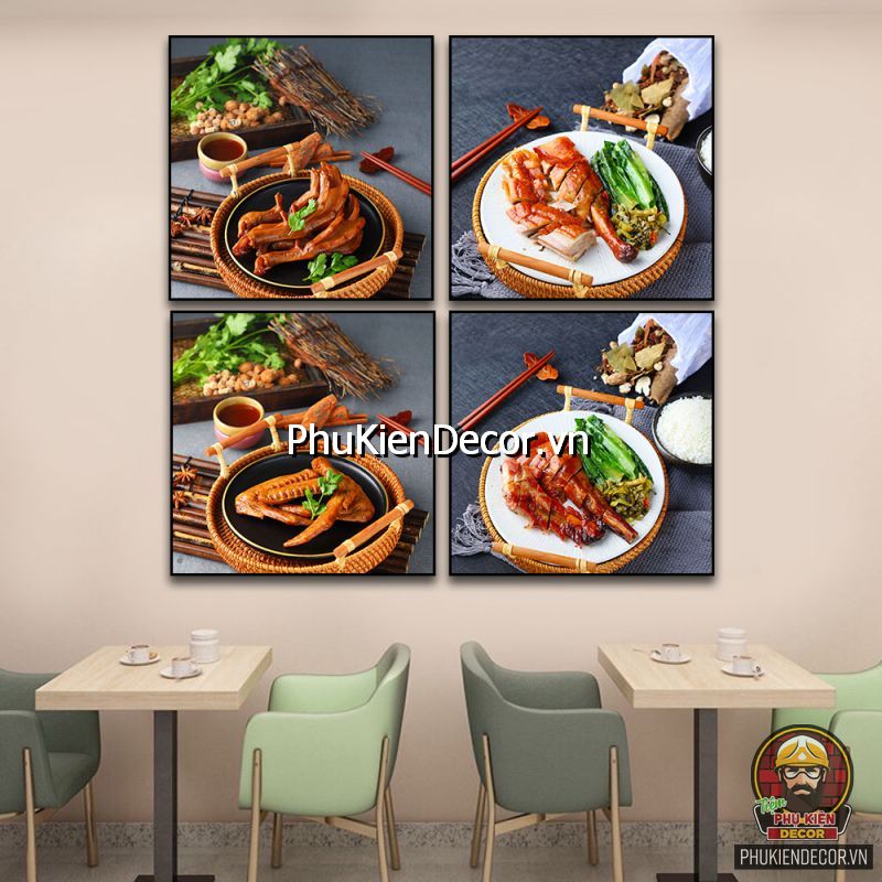 Mẫu tranh trang trí quán vịt nướng ấn tượng mang phong cách đương đại Mẫu tranh trang trí quán vịt nướng ấn tượng mang phong cách đương đại
