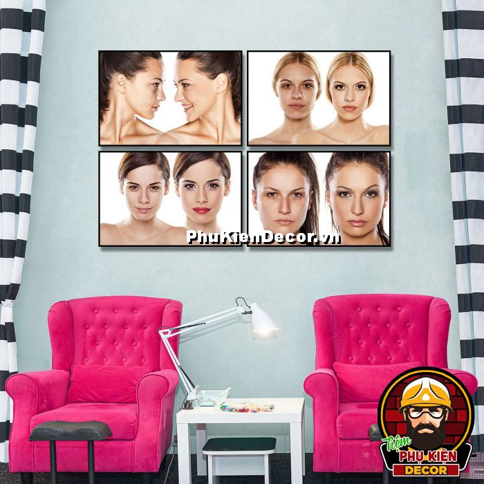 Tranh trang trí thẩm mỹ viện tạo không khí tươi mới sáng tạo, độc đáo, tăng tính nghệ thuật Tranh trang trí thẩm mỹ viện tạo không khí tươi mới sáng tạo, độc đáo, tăng tính nghệ thuật