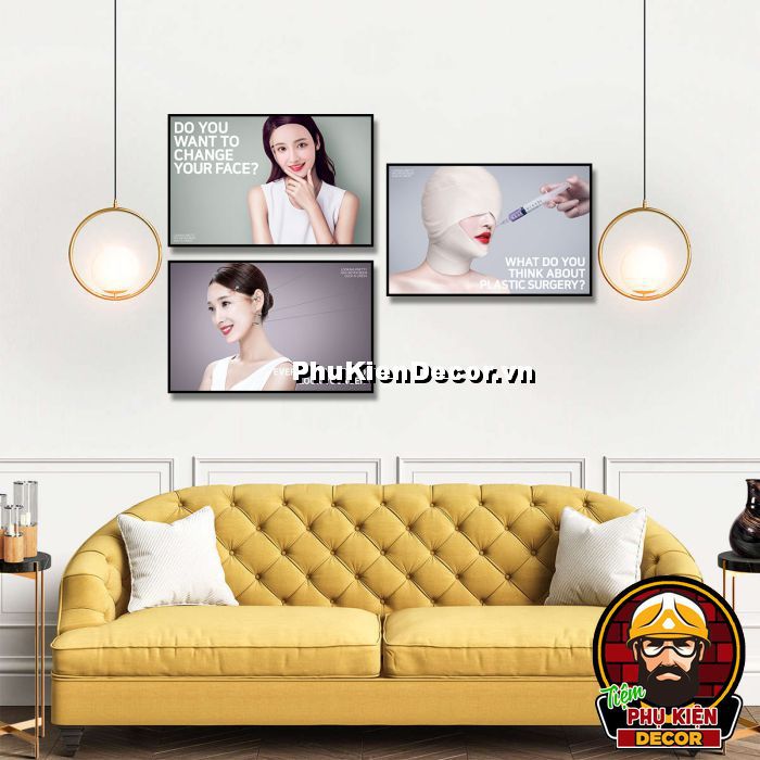 Tranh trang trí thẩm mỹ viện góp phần lớn thúc đẩy sự tin tưởng và sự hài lòng của khách hàng Tranh trang trí thẩm mỹ viện góp phần lớn thúc đẩy sự tin tưởng và sự hài lòng của khách hàng