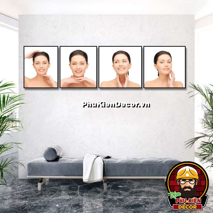 Tranh trang trí thẩm mỹ viện phong cách trừu tượng tạo sư tinh tế, thu hút Tranh trang trí thẩm mỹ viện phong cách trừu tượng tạo sư tinh tế, thu hút