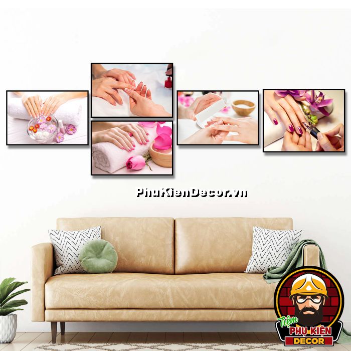 Tranh trang trí tiệm làm đẹp phong cách hiện đại, bắt kịp xu hướng Tranh trang trí tiệm làm đẹp phong cách hiện đại, bắt kịp xu hướng